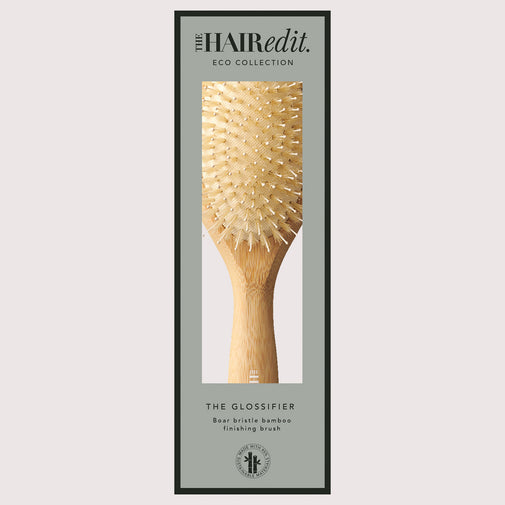 The Glossifier Boar Bristle Bamboo Brush