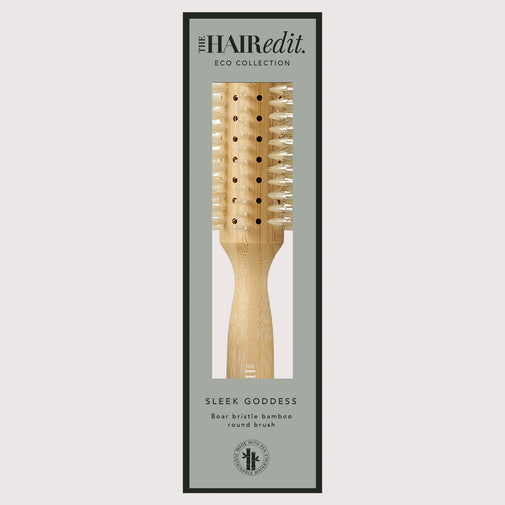 Sleek Goddess Boar Bristle Bamboo Round Brush