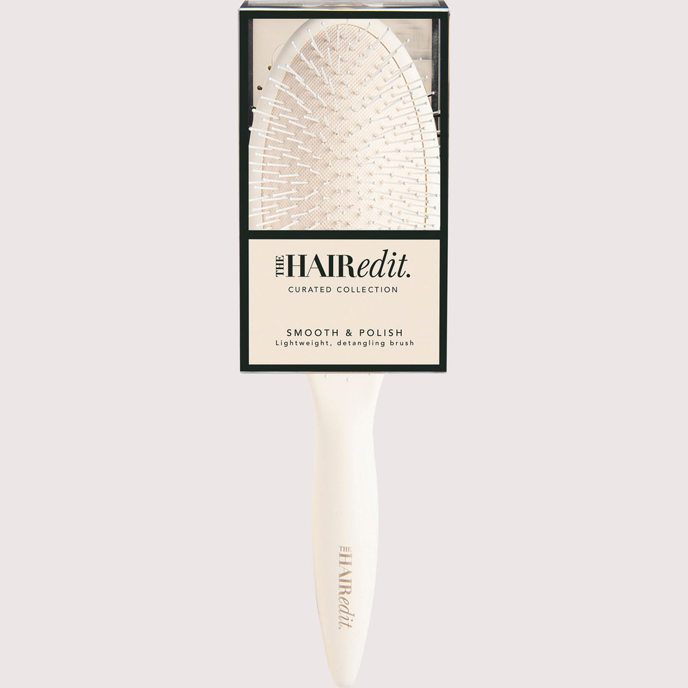Smooth & Polish Detangling Brush - Cream8