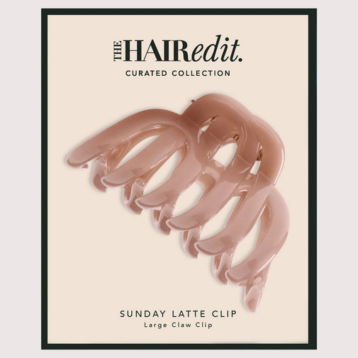 Sunday Latte Claw Clip