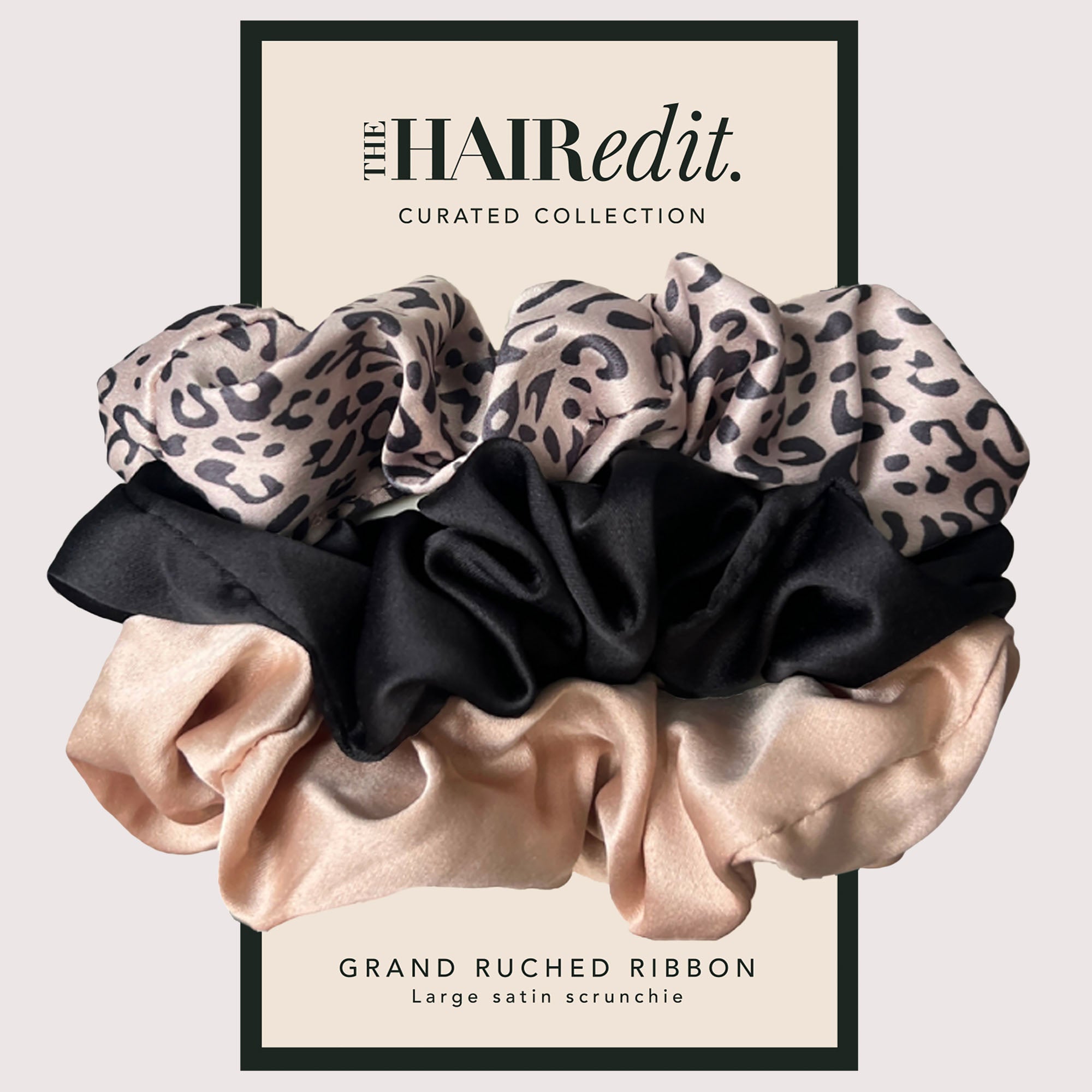 Grand Ruched Ribbon Scrunchies Set7