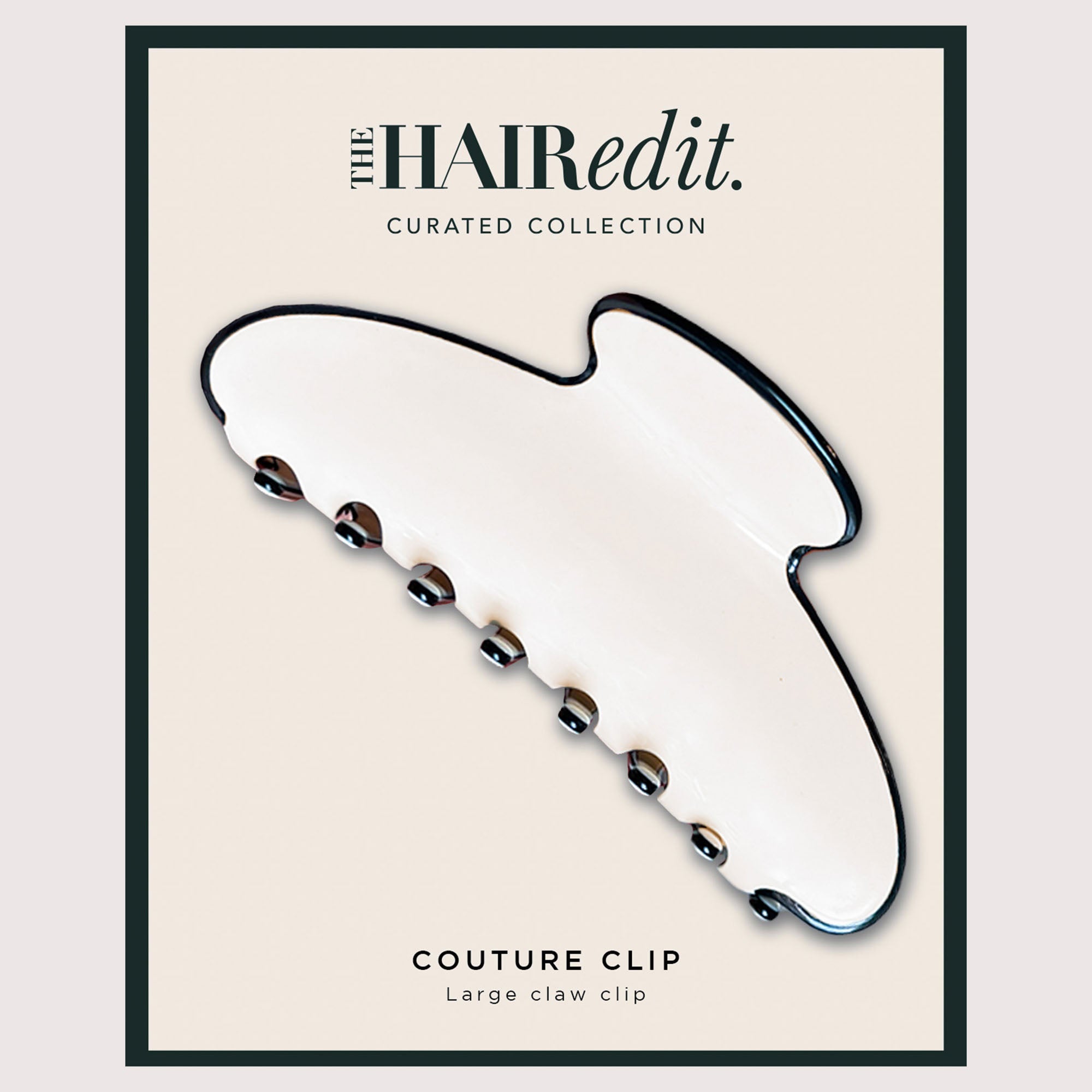 Couture Claw Clip - Ivory7