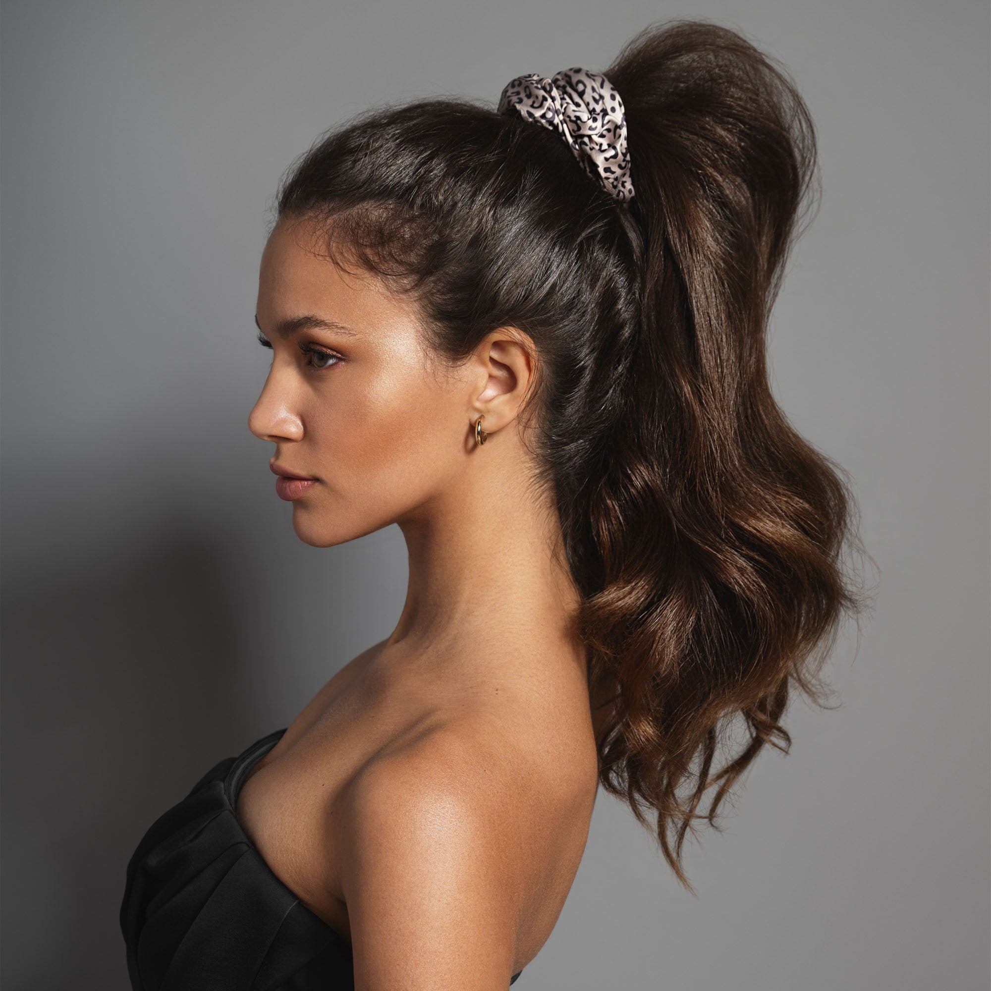 Grand Ruched Ribbon Scrunchies Set3