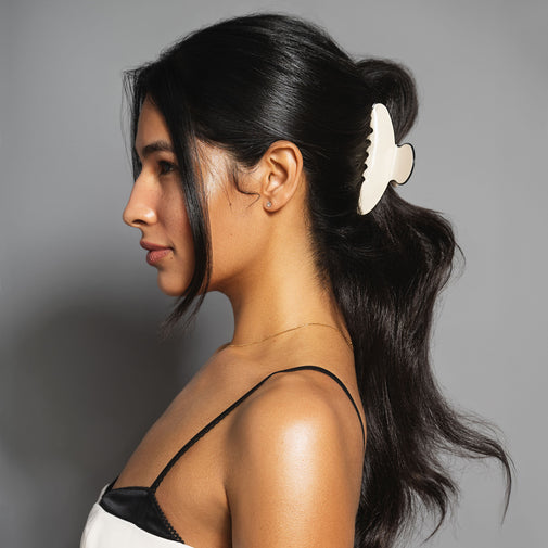 Couture Claw Clip - Ivory