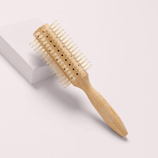Sleek Goddess Boar Bristle Bamboo Round Brush