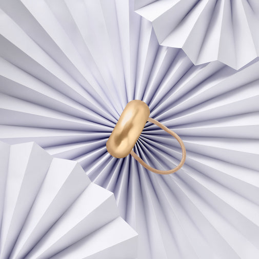 Brilliant Cuff Arched Metal Hair Tie