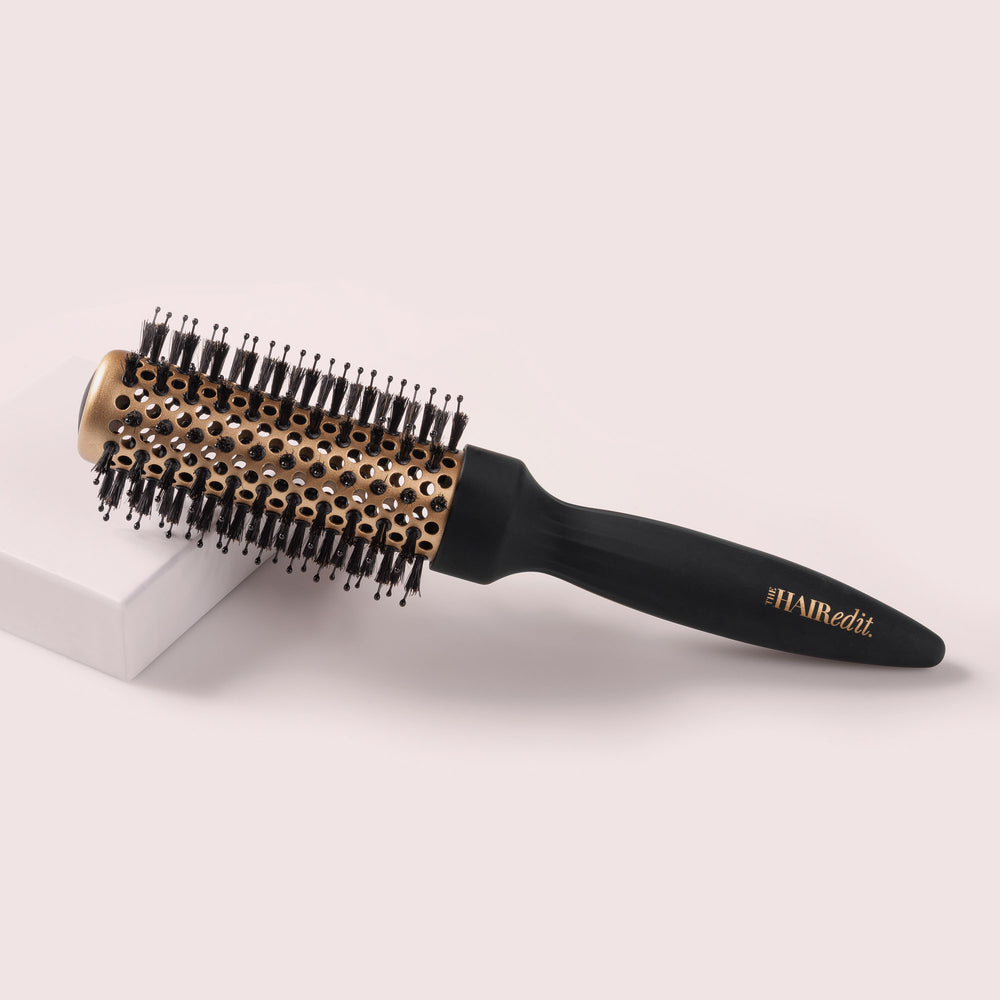 Blow Dry & Shine Boar & Nylon Round Brush - Black4