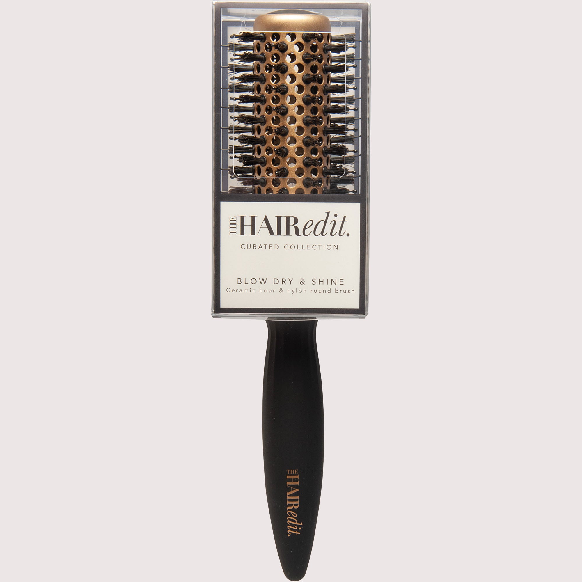 Blow Dry & Shine Boar & Nylon Round Brush - Black8