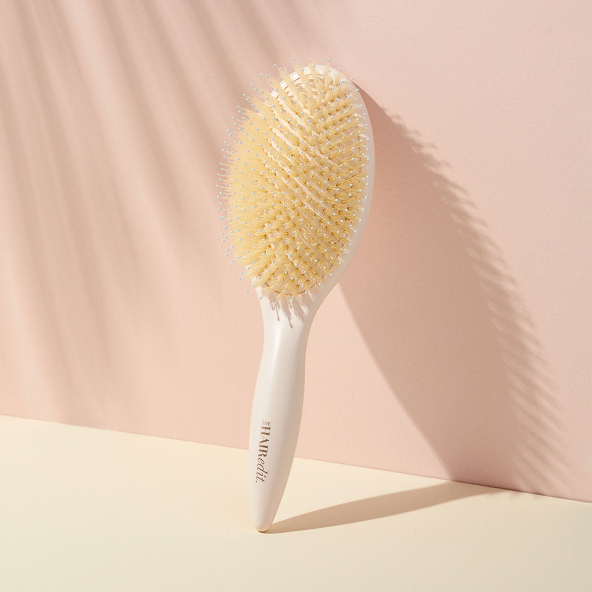 Finish & Shine Boar Bristle Brush - Cream5