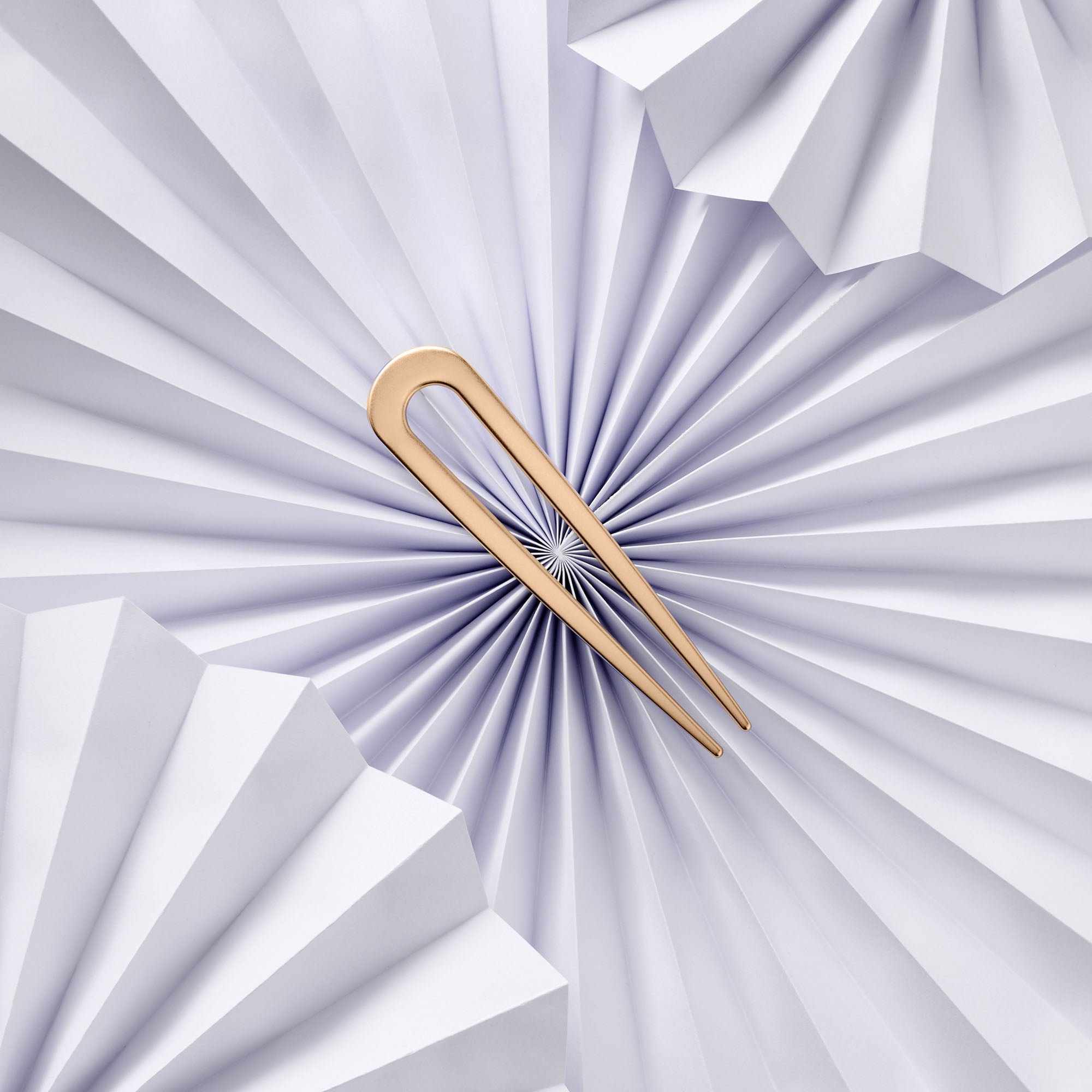 Sleek Chignon French Hair Pin - Gold7