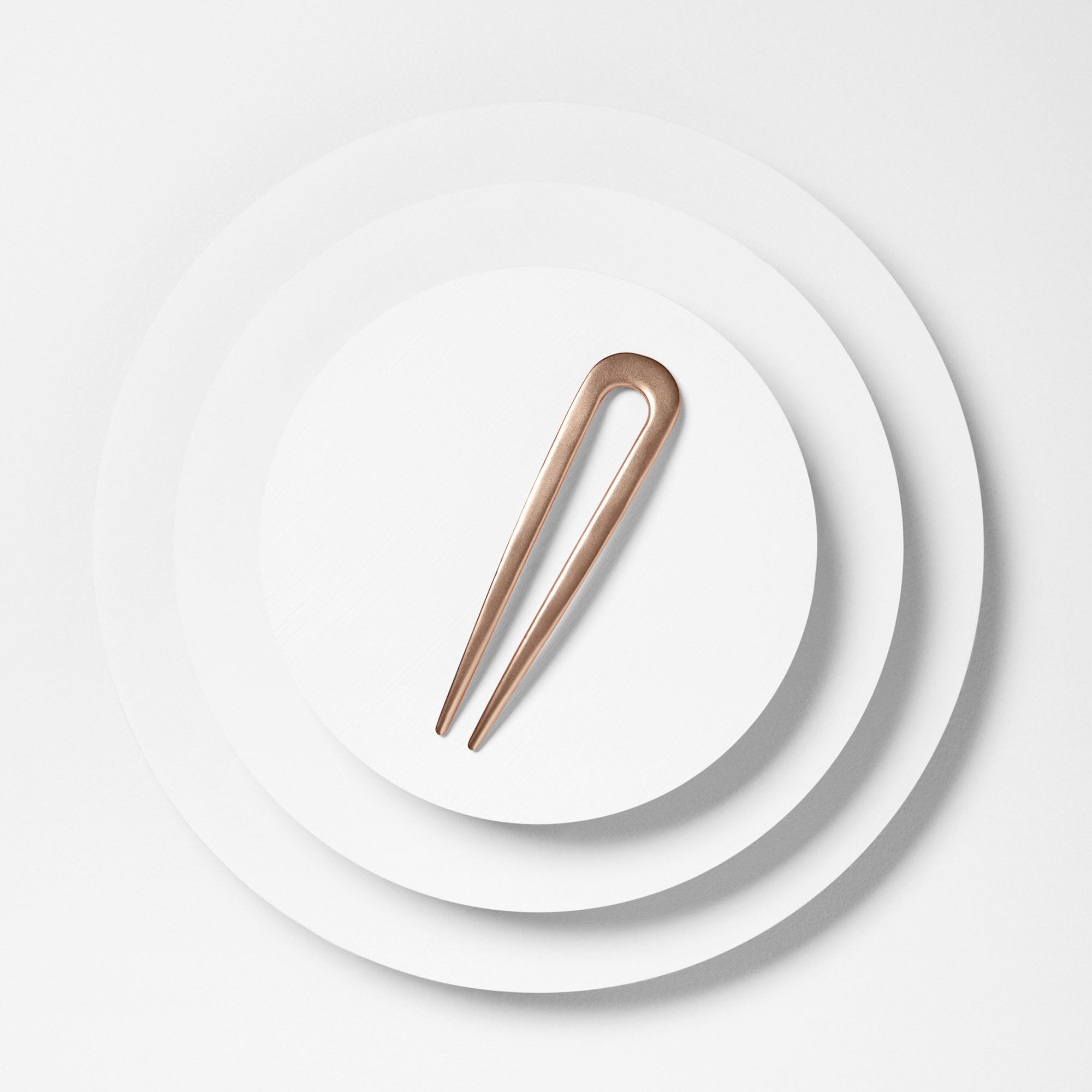 Sleek Chignon French Hair Pin - Gold8
