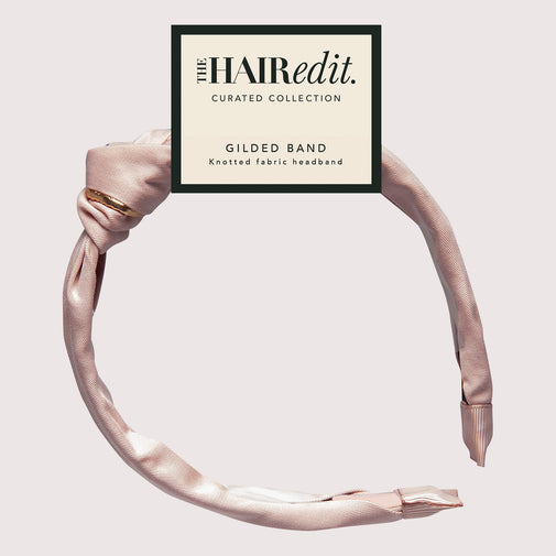 Gilded Band Knotted Fabric Headband