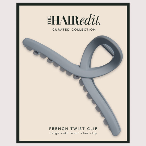 French Twist Claw Clip - Slate