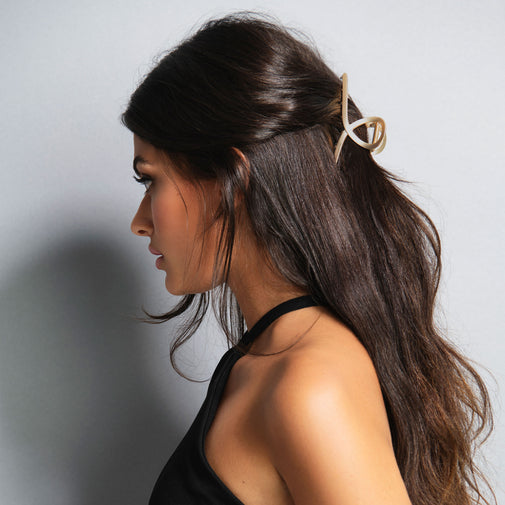 French Twist Claw Clip - Gold