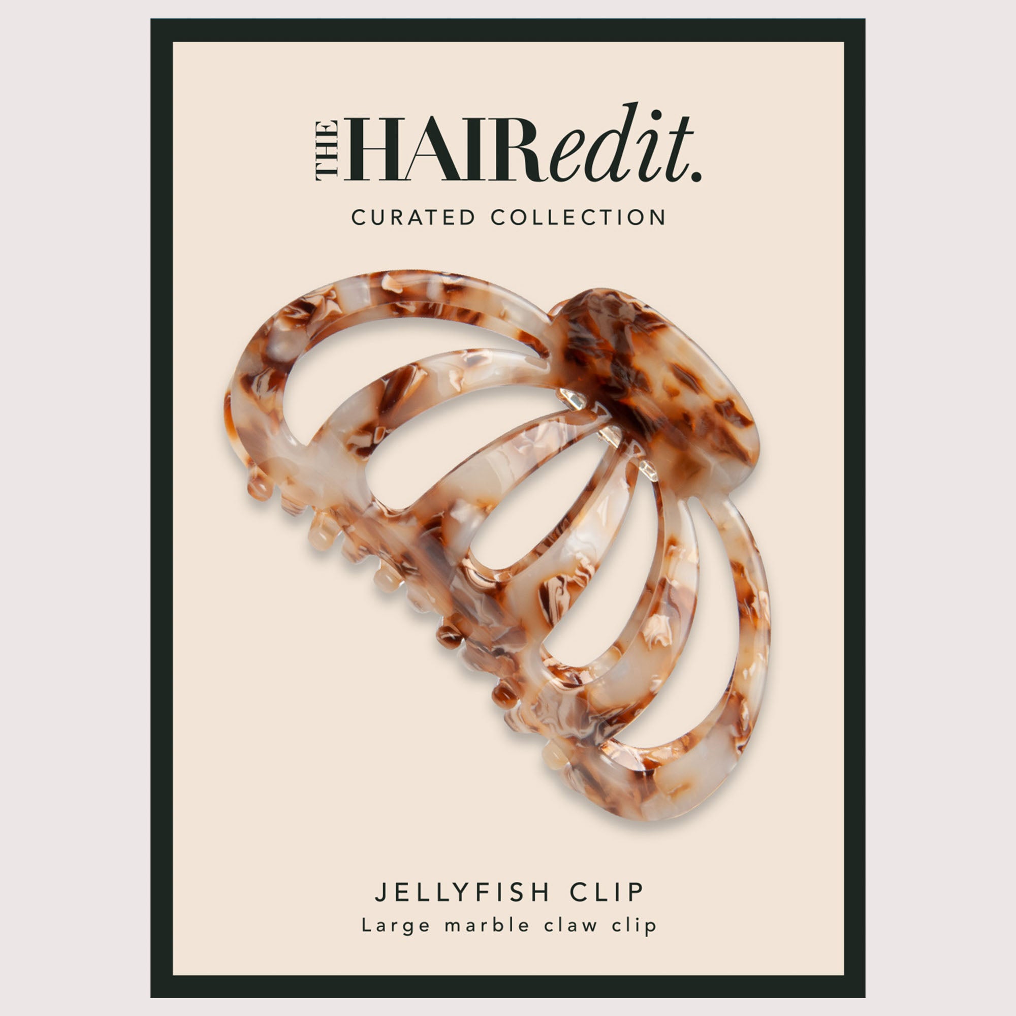 Jellyfish Marble Claw Clip - Rose Tortoise8