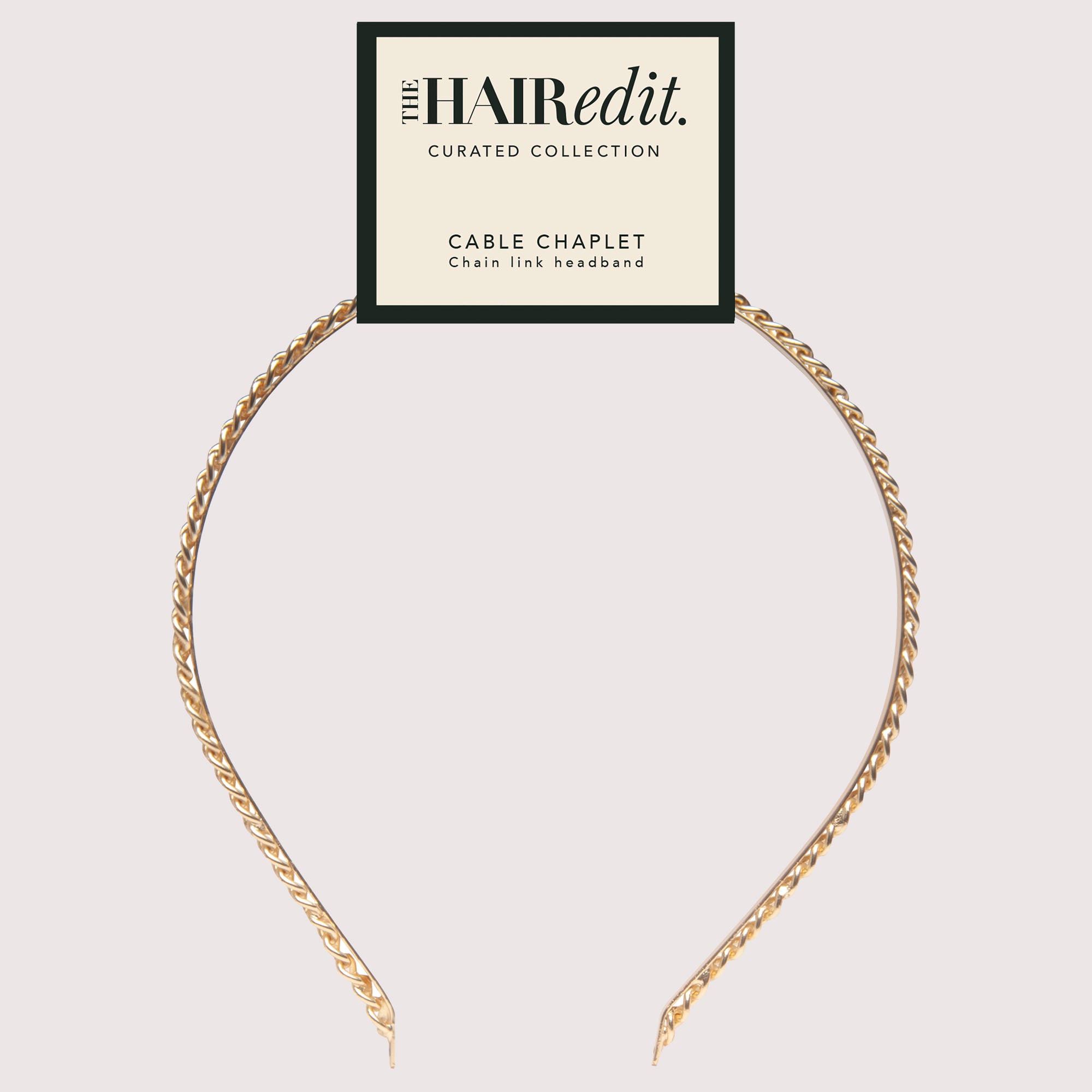 Cable Chaplet Chain Link Headband6