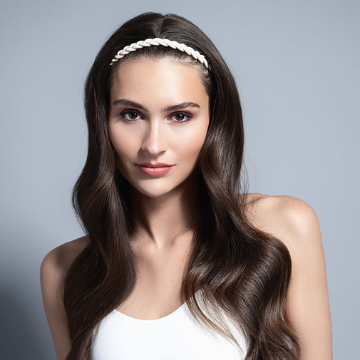 Salutation Bands Slim Braided Headband Set