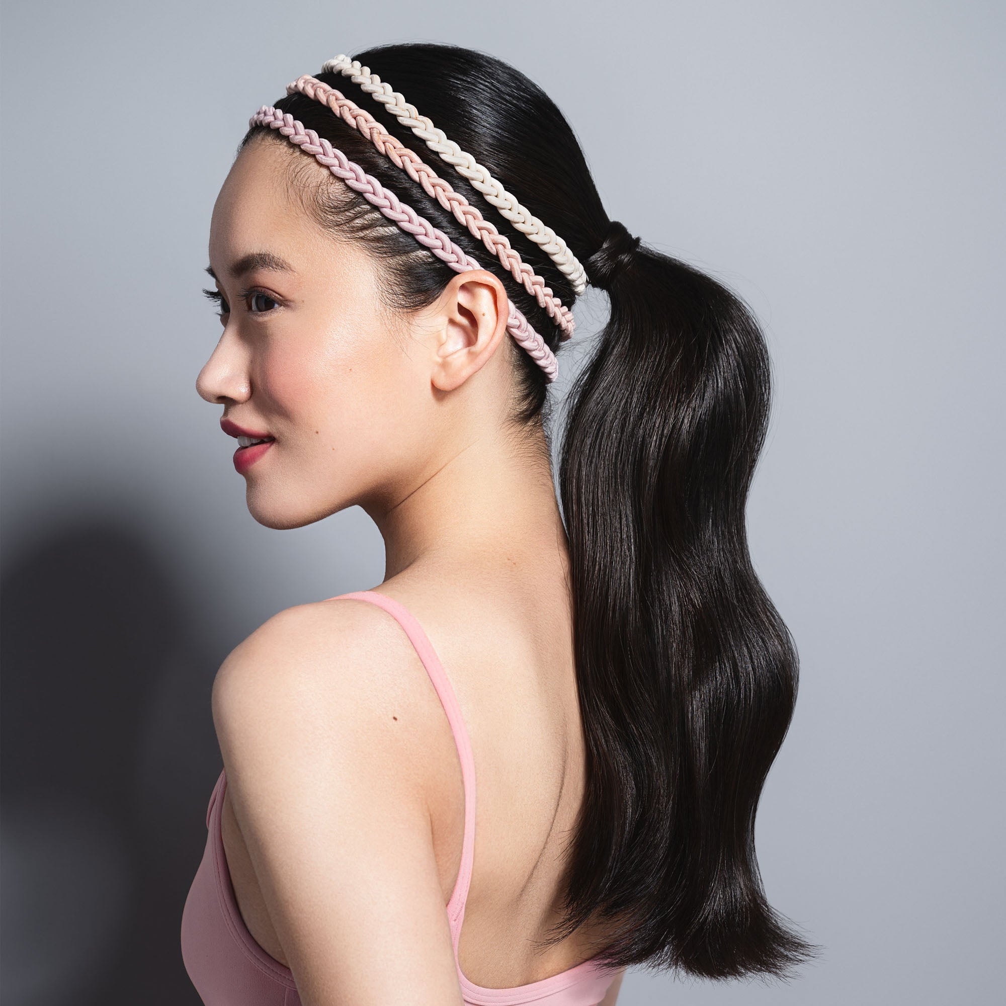 Salutation Bands Slim Braided Headband Set5
