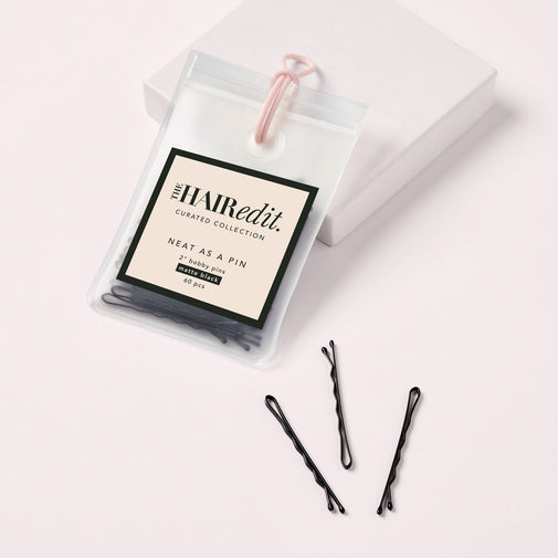 Neat As A Pin 2" Bobby Pins - Matte Black