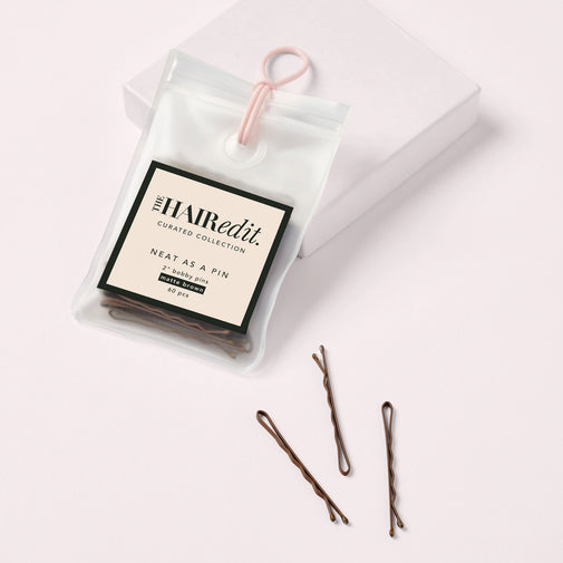 Neat As A Pin 2" Bobby Pins - Matte Brown