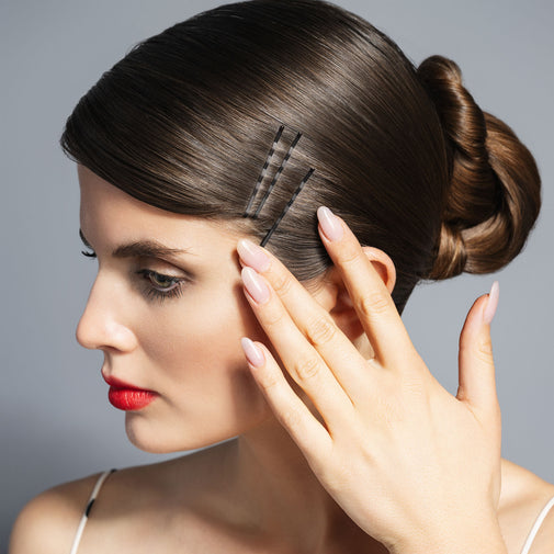 Neat As A Pin 2" Bobby Pins - Matte Brown