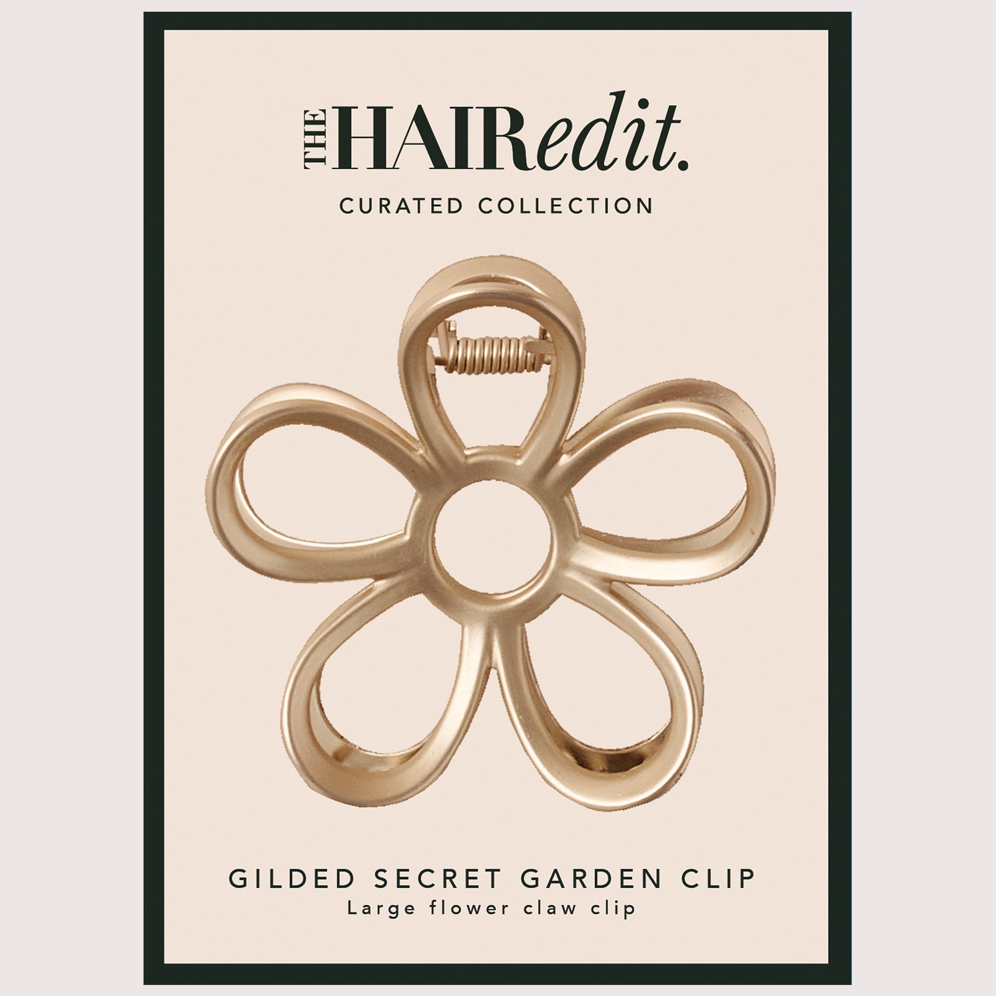 Secret Garden Flower Claw Clip - Gilded7