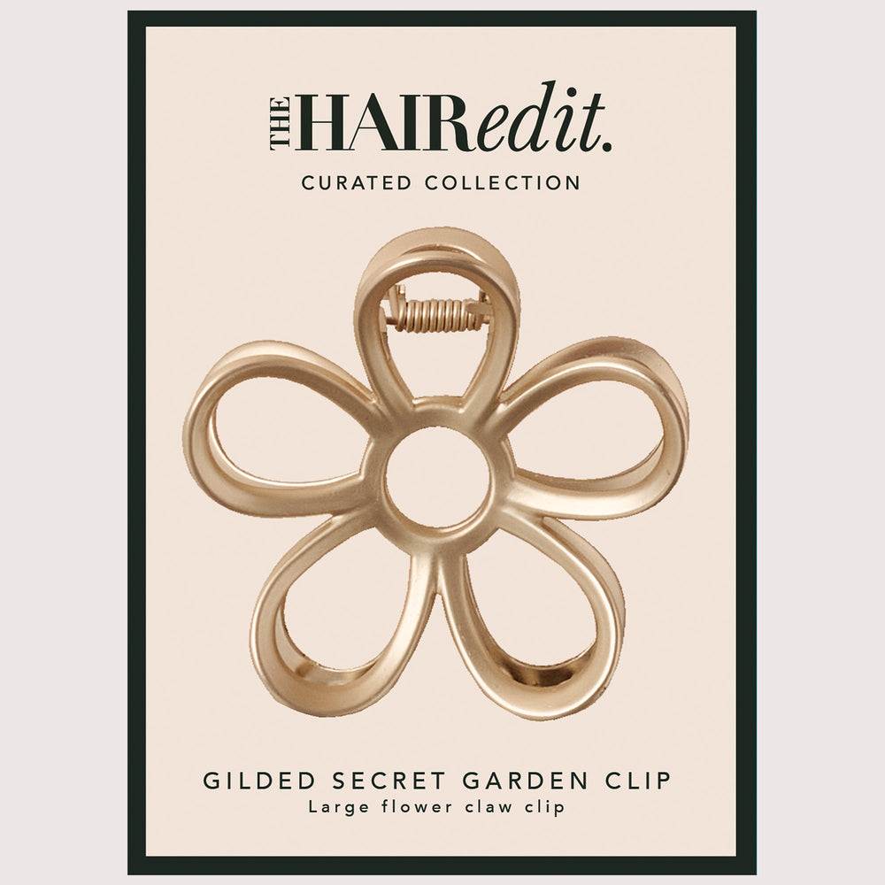 Secret Garden Flower Claw Clip - Gilded7