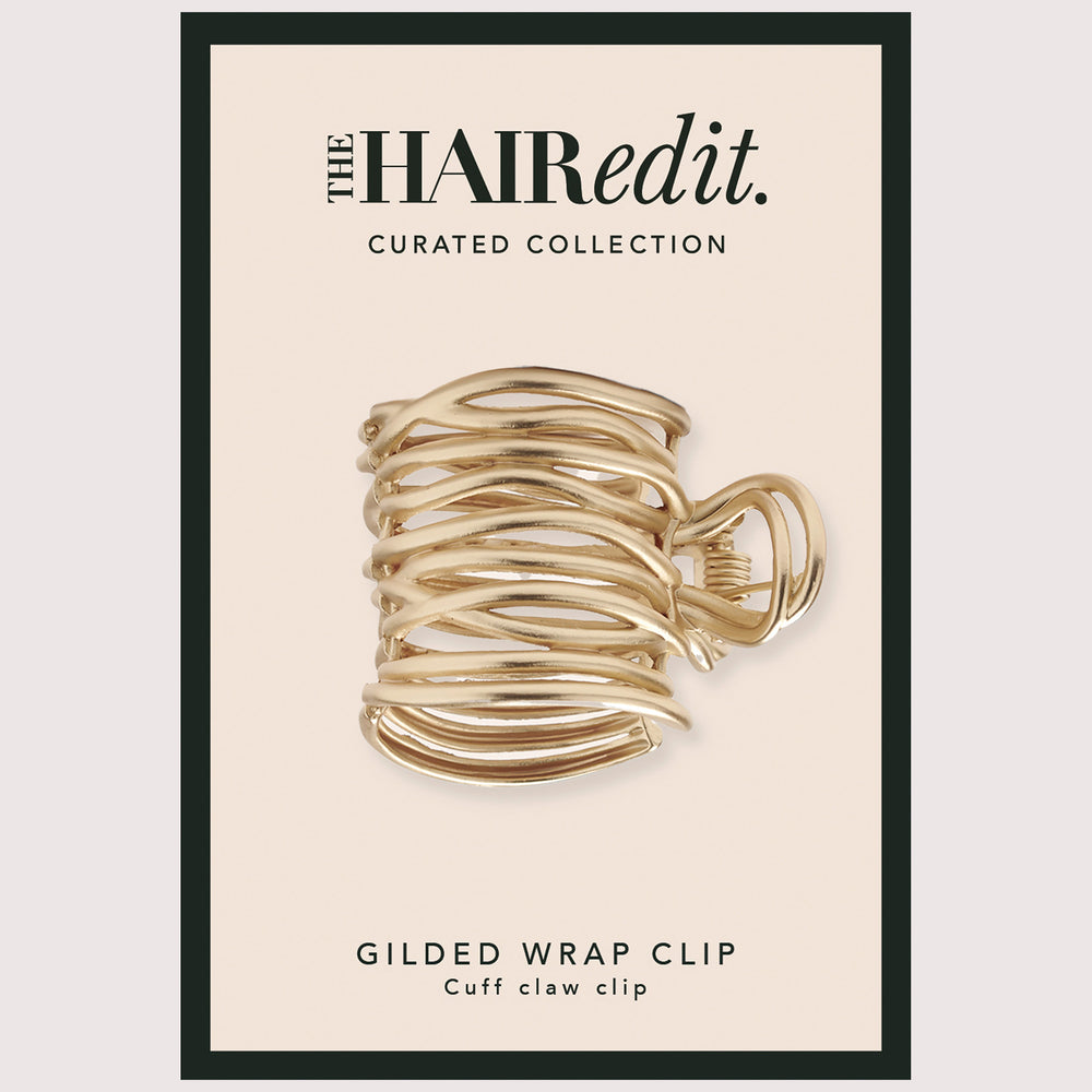 Gilded Wrap Ponytail Cuff Clip8