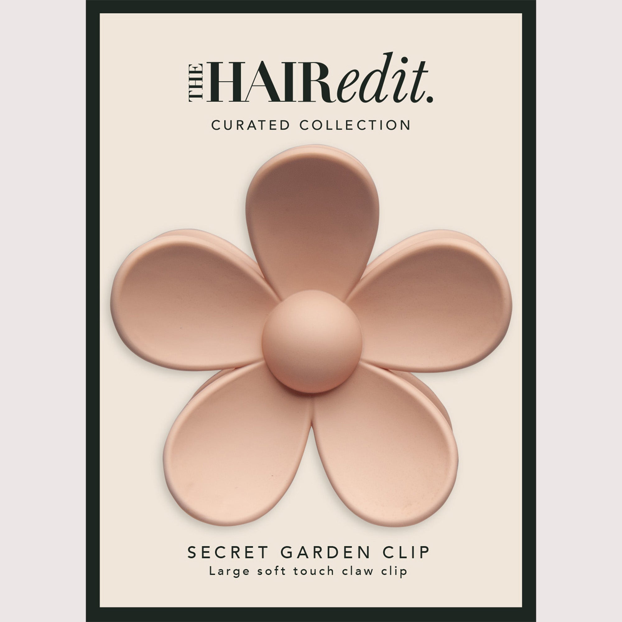Secret Garden Flower Claw Clip - Champagne7