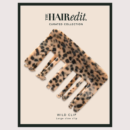 Wild Cheetah Claw Clip