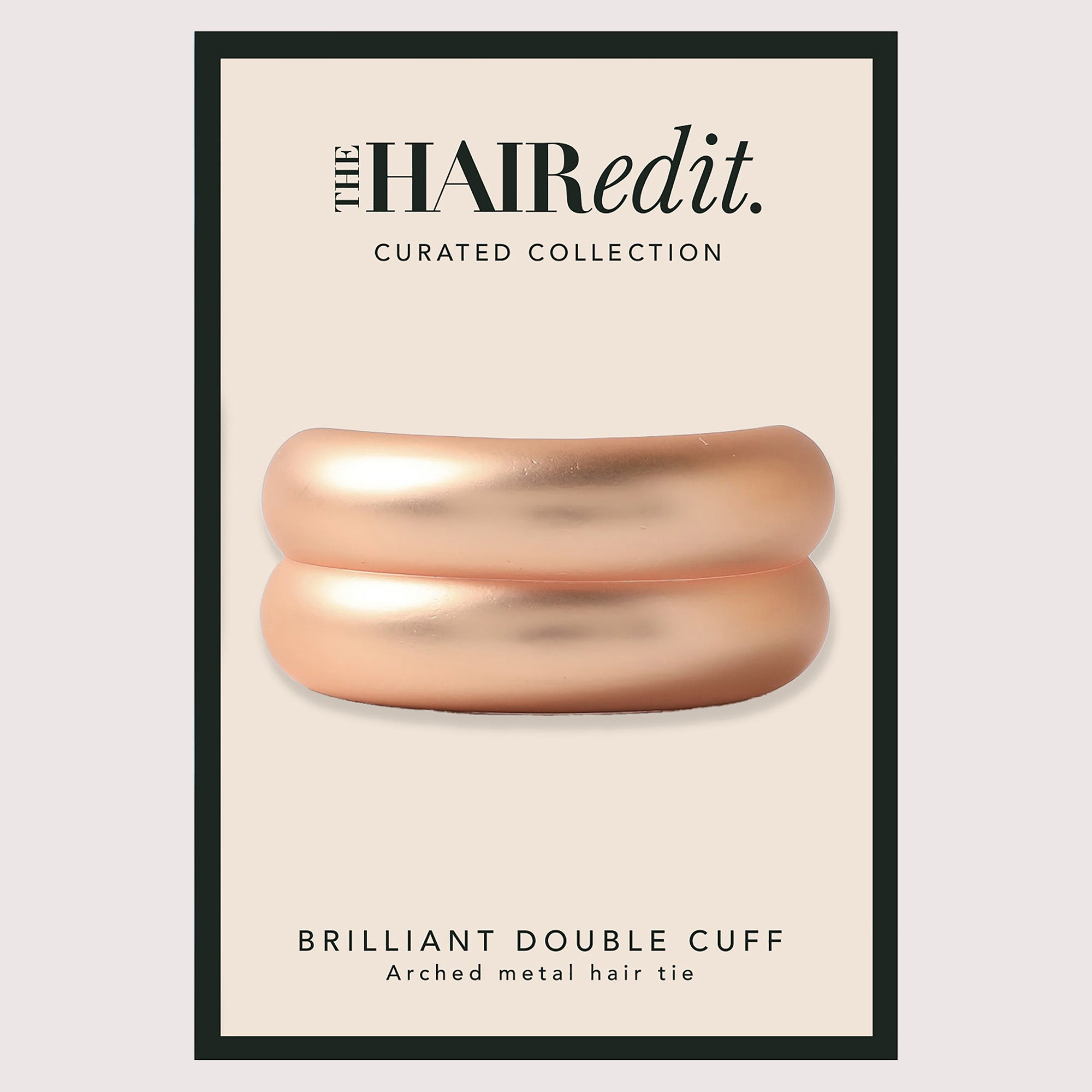 Brilliant Double Cuff Arched Metal Hair Tie7