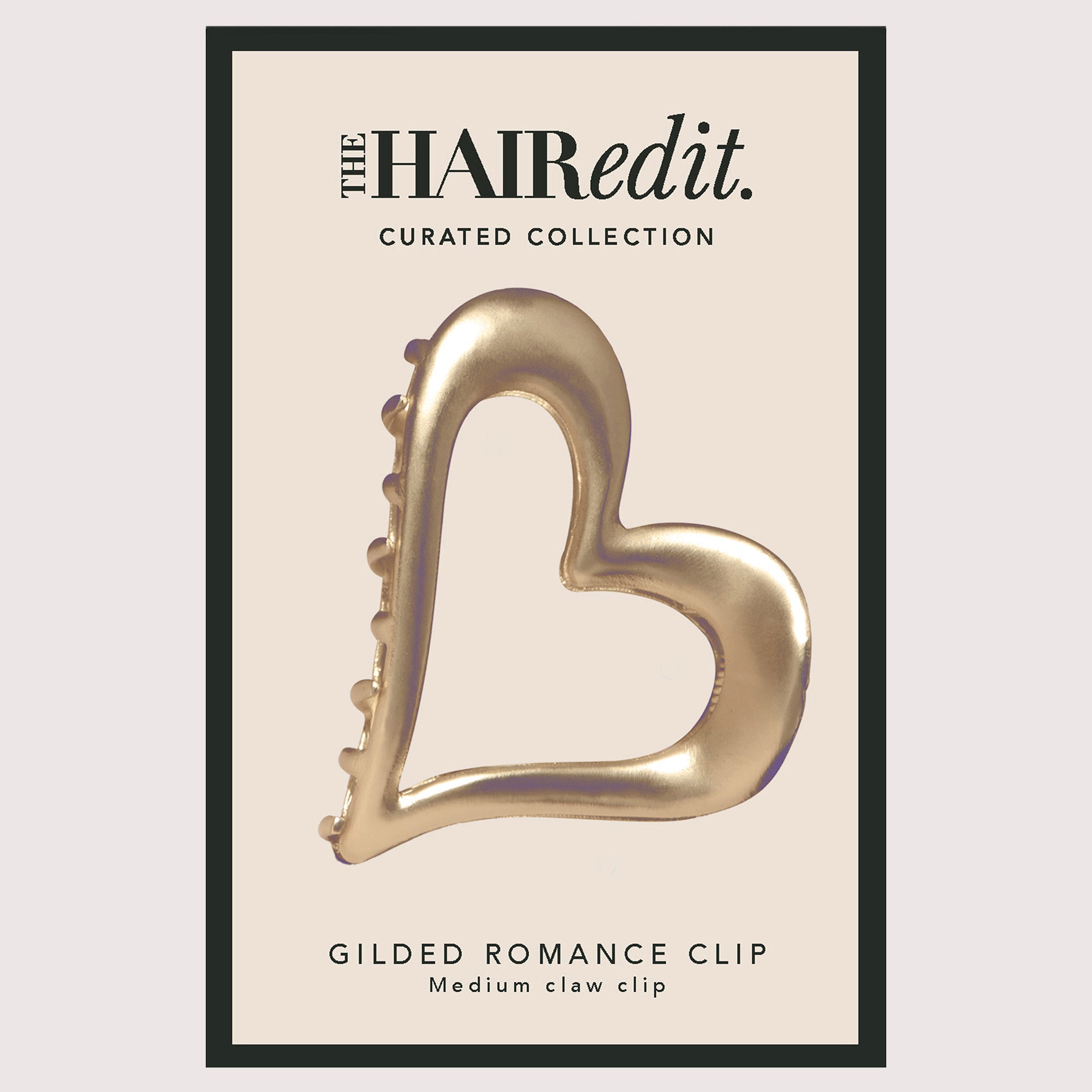 Gilded Romance Heart Claw Clip6