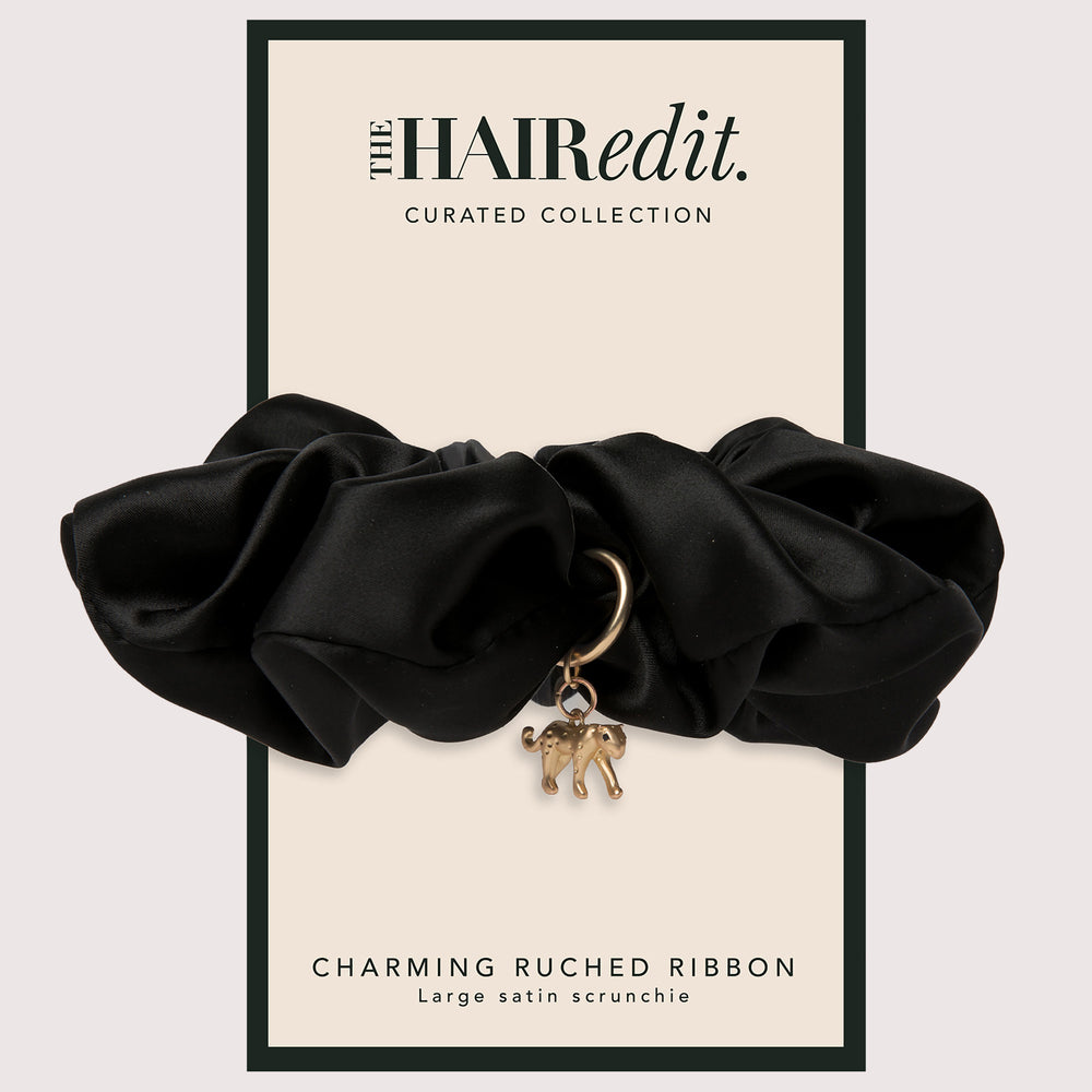 Charming Ruched Ribbon Scrunchie6