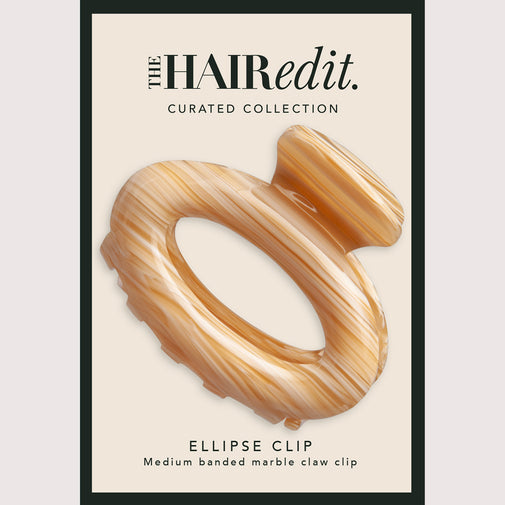 Ellipse Oval Claw Clip