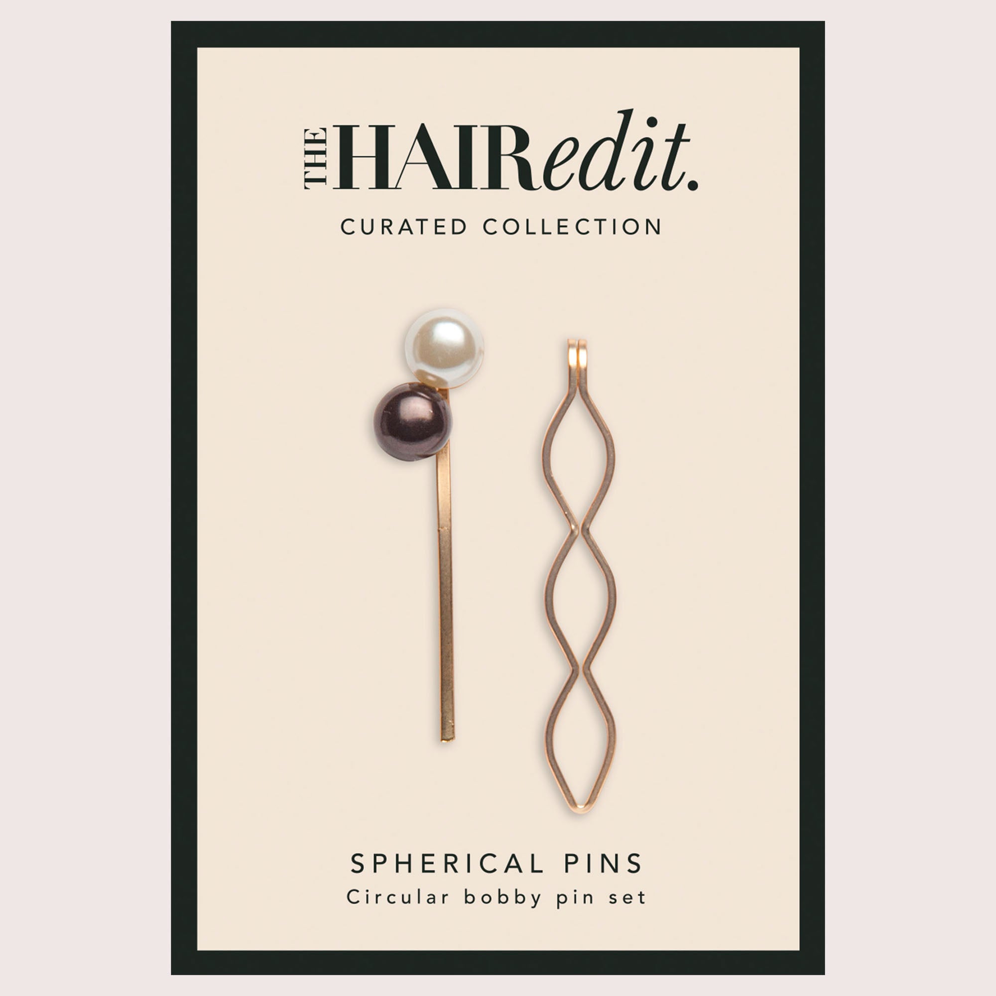 Spherical Pearl Bobby Pins Set5