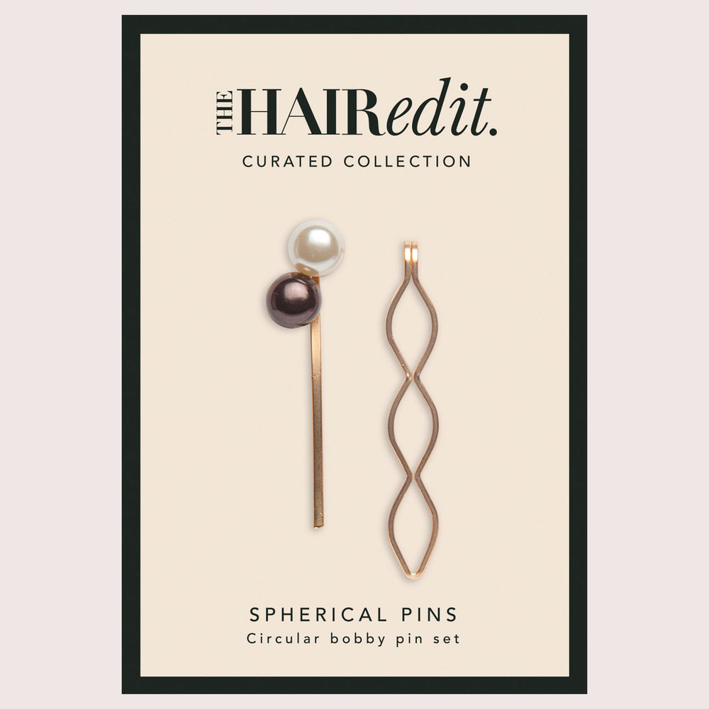 Spherical Pearl Bobby Pins Set5