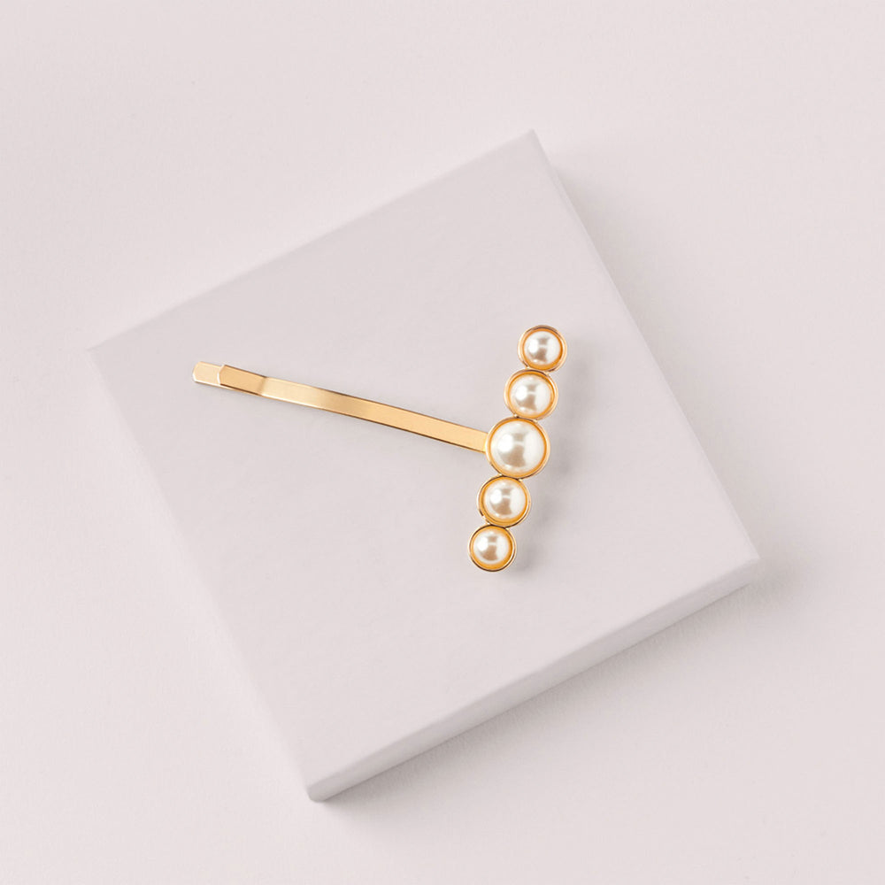 Aureate Pearl Bobby Pin2