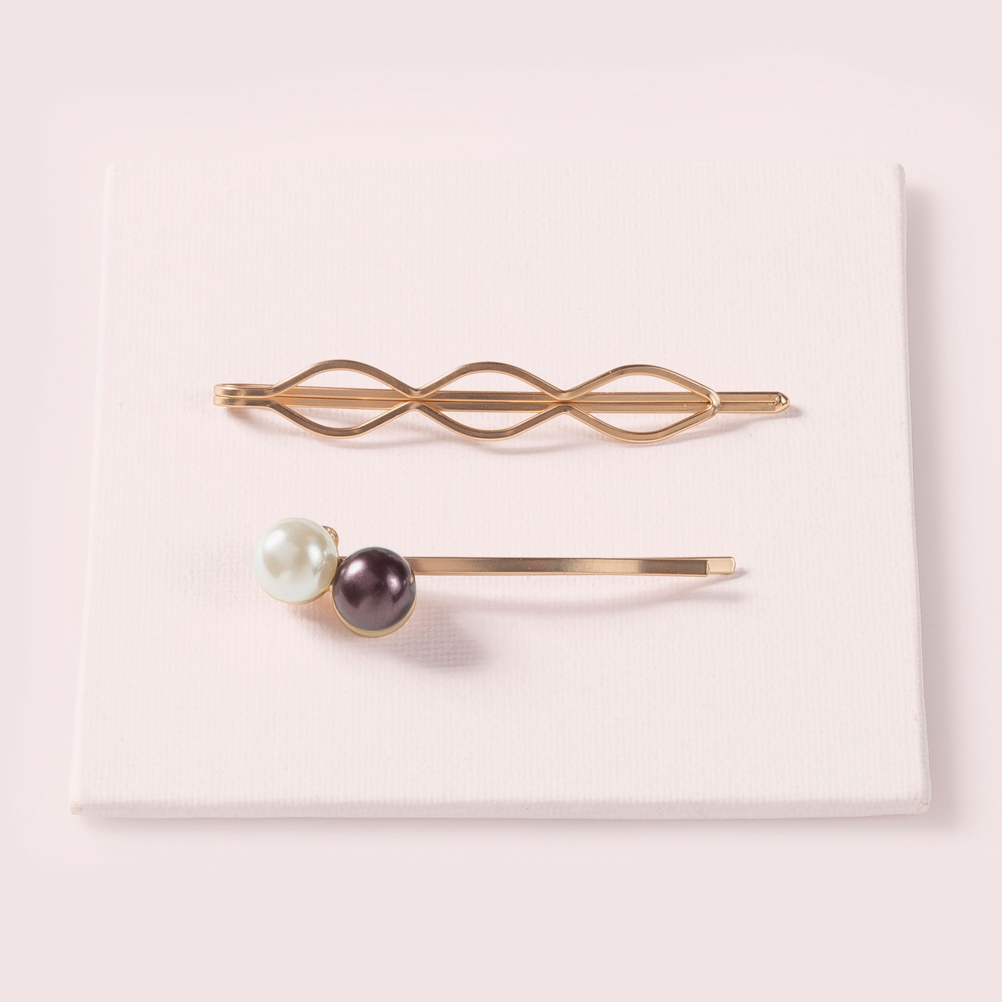 Spherical Pearl Bobby Pins Set3