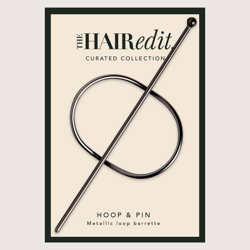 Hoop & Pin Barrette - Gunmetal8