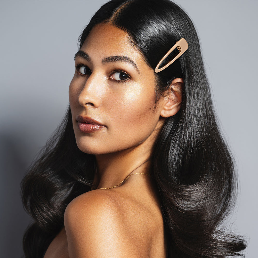 Brushed Triangle Metallic Hair Clip2