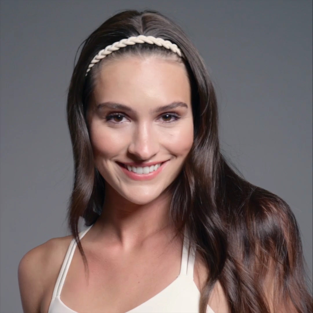 Salutation Bands Slim Braided Headband Set2