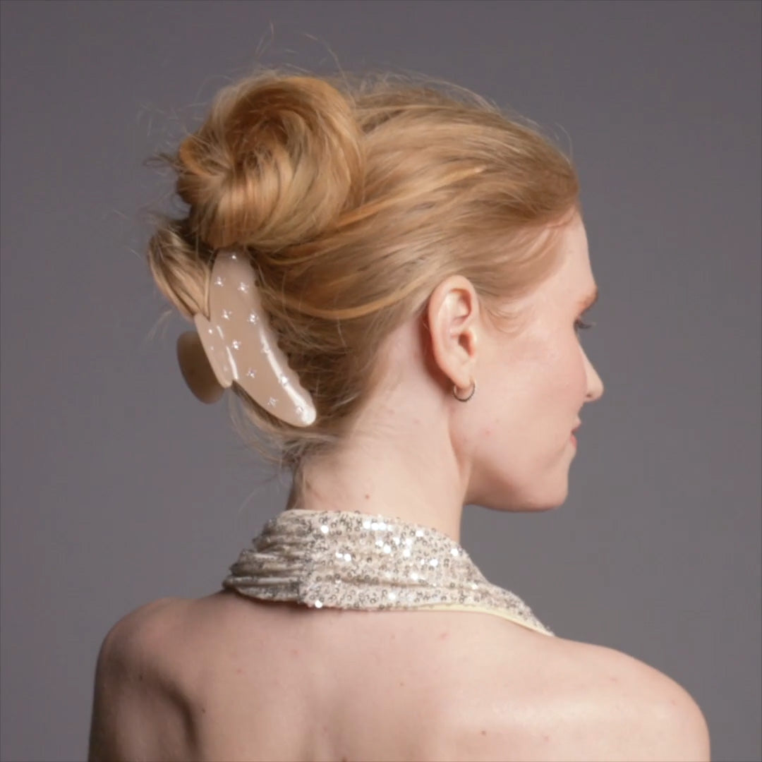 Super Star Studded Rhinestone Claw Clip2