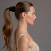 Video of model demonstrating how to wear The Hair Edit's Ruched Ribbons