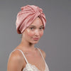 Video of model demonstrating how to wear The Hair Edit's Ultra Luxe Hair Bonnet