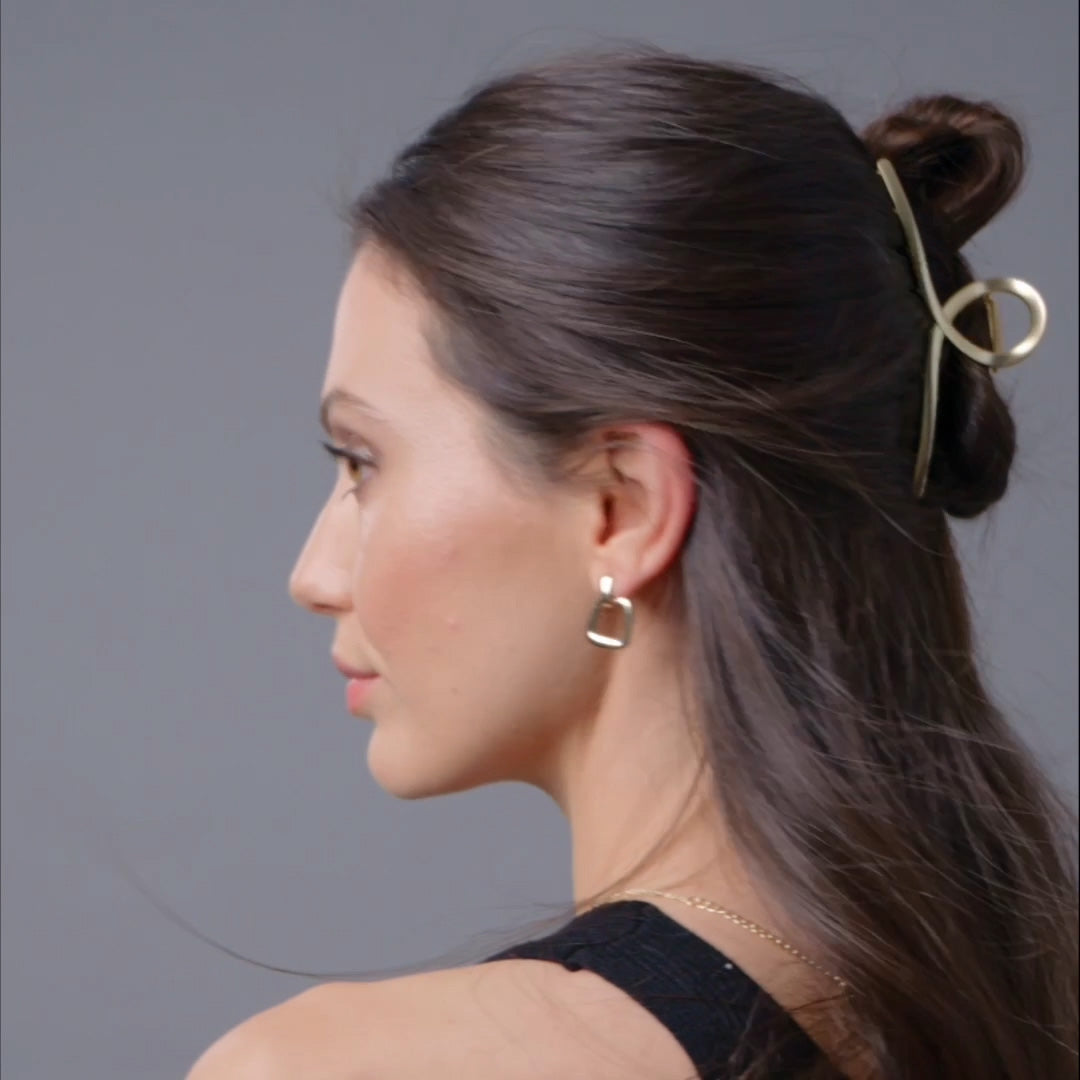French Twist Claw Clip - Gold2