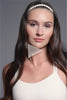 A video of a model wearing Salutation Slim Braided Headbands in her hair 