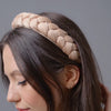 Video of model demonstrating how to wear The Hair Edit's Tresse Headband