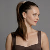 Video of model demonstrating how to wear The Hair Edit's Infinity Band Hair Ties