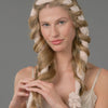 Video of model demonstrating how to wear The Hair Edit's Heatless Soft Ribbon Curl Set