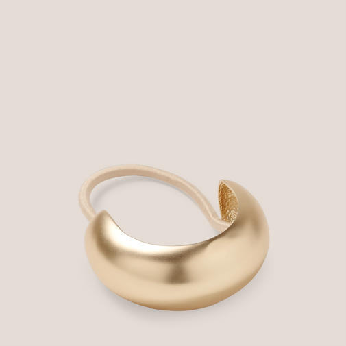 Brilliant Cuff Arched Metal Hair Tie